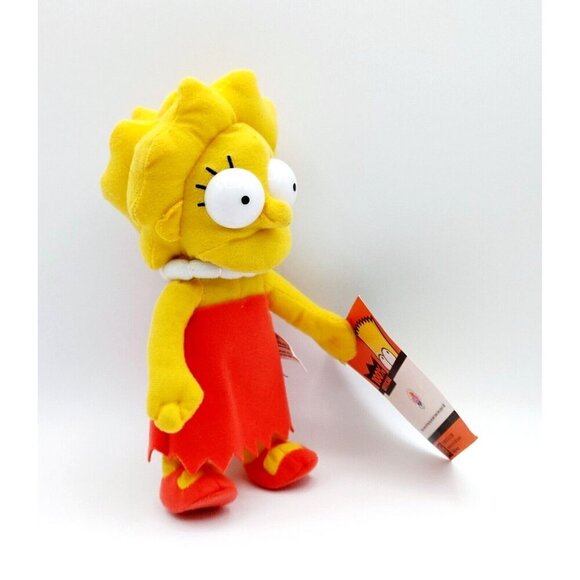 Nanco The Simpsons 9" Lisa Simpson Plush Doll 2004 New - Picture 2 of 6